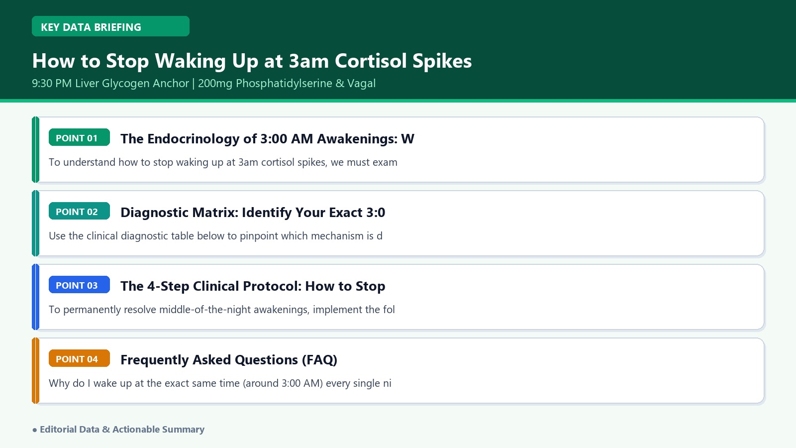 how to stop waking up at 3am cortisol curve vs healthy circadian sleep cycle infographic